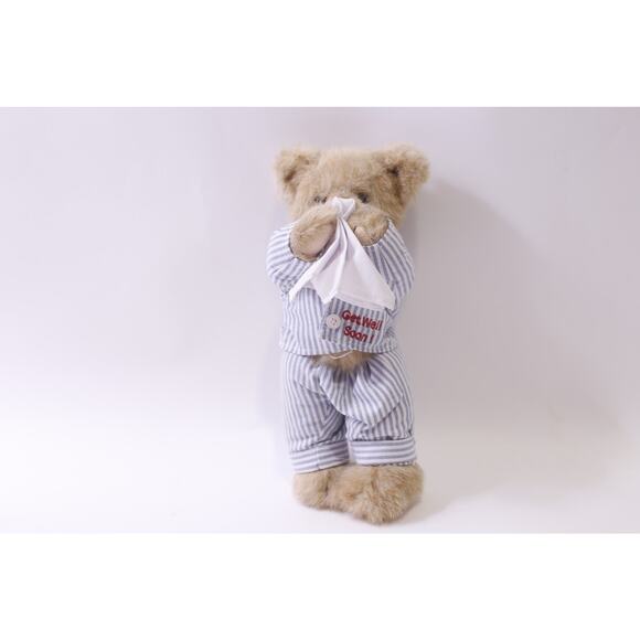 Bearington Collection Get Well Soon Plush Teddy Bear, Soft Toy, ~ 251013-WH 1373 - Picture 1 of 4